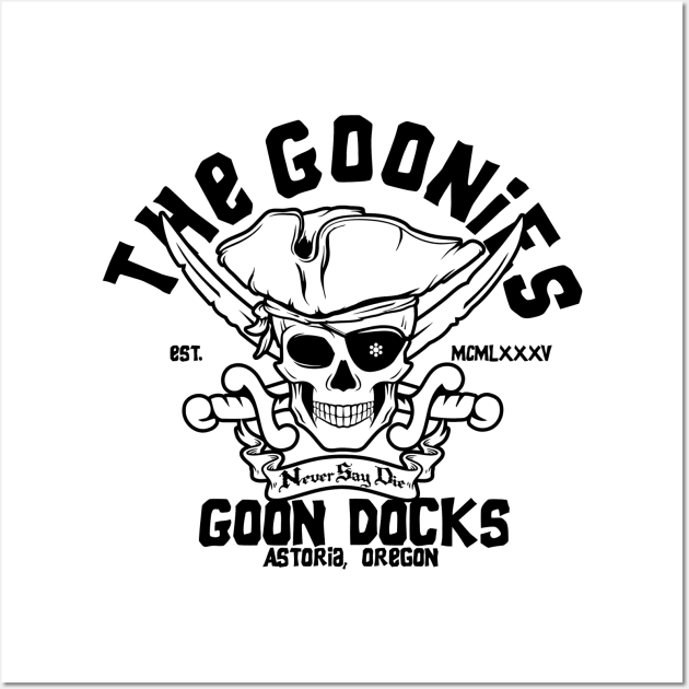 Goon Docks Goonies Wall Art by carloj1956